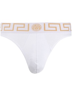 Versace трусы с отделкой Greca