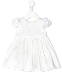 Monnalisa платье с цветочной вышивкой