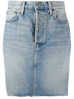 RE/DONE джинсовая мини-юбка с завышенной талией