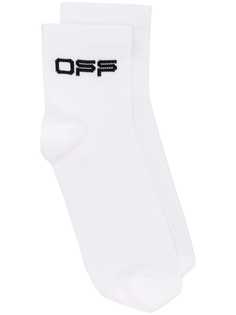 Off-White носки с логотипом