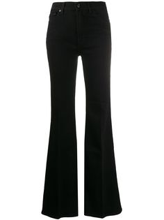 7 For All Mankind расклешенные джинсы с завышенной талией