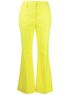 MSGM расклешенные брюки с заниженной талией