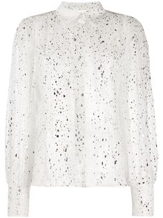 MSGM рубашка с блестками