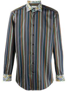 Etro полосатая рубашка
