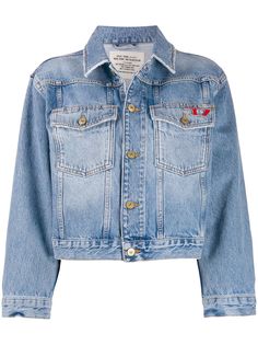 Diesel укороченная джинсовая куртка