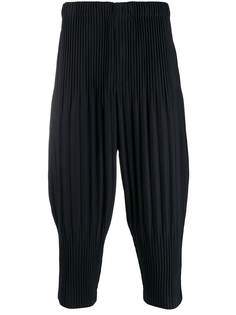 Homme Plissé Issey Miyake укороченные плиссированные брюки