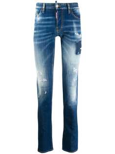 Dsquared2 джинсы кроя слим с эффектом потертости