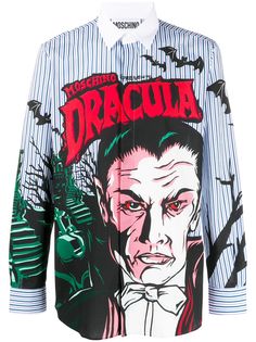 Moschino рубашка с принтом Dracula