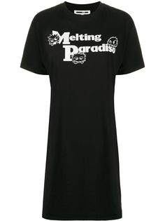 McQ Alexander McQueen платье-футболка Melting Paradise