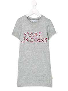 Little Marc Jacobs платье-футболка с декорированным логотипом