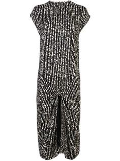 Proenza Schouler White Label платье с абстрактным принтом и запахом