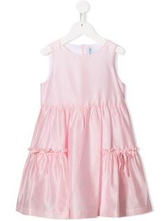 Simonetta атласное расклешенное платье