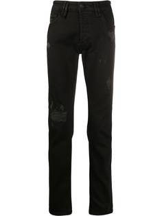 Philipp Plein джинсы кроя слим с эффектом потертости