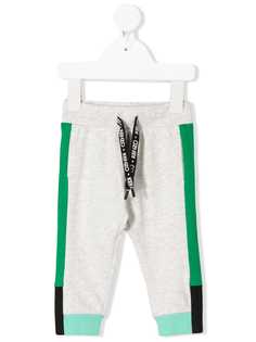 Kenzo Kids спортивные брюки в стиле колор-блок