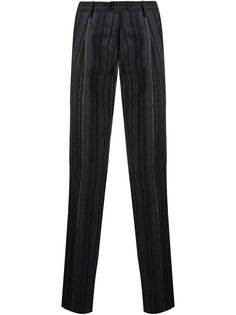 Etro полосатые брюки чинос