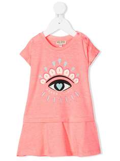 Kenzo Kids eye print dress