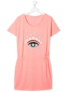 Kenzo Kids printed casual dress