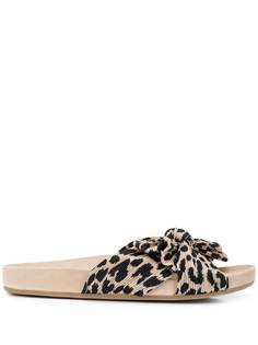 Loeffler Randall сандалии с леопардовым принтом
