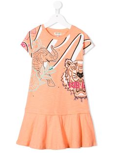 Kenzo Kids signature print dress