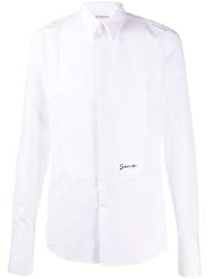 Givenchy рубашка с вышитым логотипом