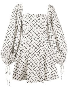 Federica Tosi платье с геометричным принтом