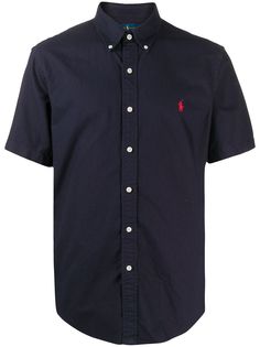 Polo Ralph Lauren рубашка оксфорд с вышитым логотипом