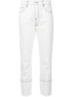 MSGM укороченные джинсы кроя слим