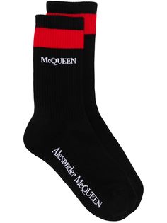 Alexander McQueen носки в полоску