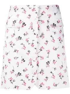 Brognano юбка А-силуэта с цветочным принтом