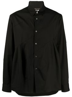 Comme Des Garçons Homme Plus поплиновая рубашка со вставками