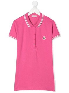 Moncler Kids рубашка-поло с логотипом