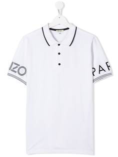 Kenzo Kids рубашка-поло с логотипом