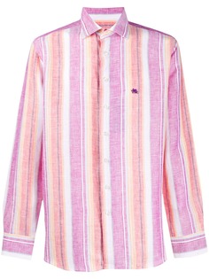 Etro полосатая рубашка