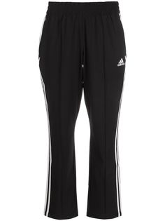 adidas укороченные брюки с полосками
