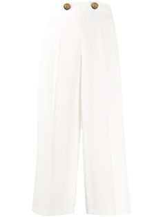 Elisabetta Franchi укороченные брюки широкого кроя