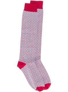 Marni длинные жаккардовые носки с узором