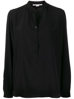 Stella McCartney рубашка с воротником-стойкой