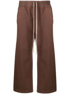 Rick Owens DRKSHDW укороченные брюки с кулиской