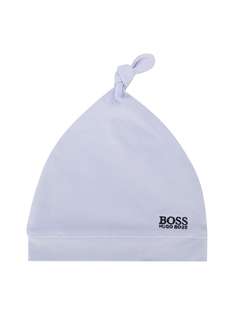 Boss Kids шапка бини с вышивкой и узлом