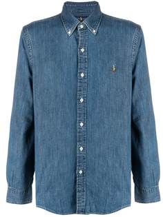 Polo Ralph Lauren джинсовая рубашка с логотипом