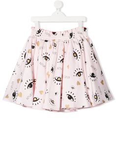 Kenzo Kids юбка с принтом
