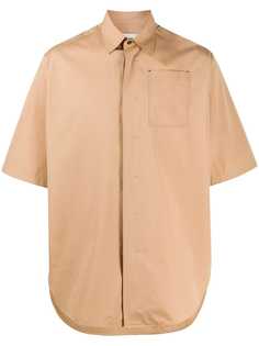Jil Sander рубашка оверсайз с короткими рукавами