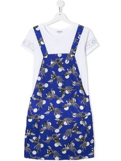 Kenzo Kids платье с принтом Phoenix Celebration