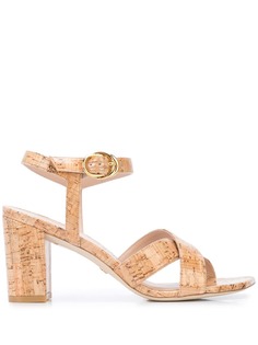Stuart Weitzman босоножки с перекрестными ремешками