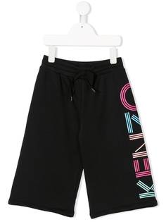 Kenzo Kids брюки с логотипом сбоку