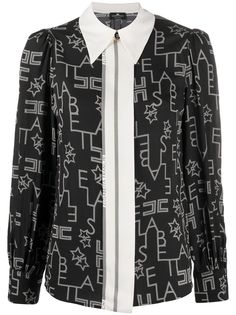 Elisabetta Franchi рубашка с логотипом