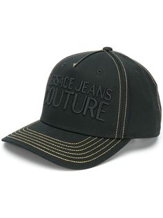 Versace Jeans Couture кепка с вышитым логотипом