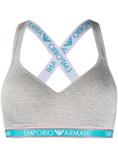Emporio Armani бюстгальтер с эластичной вставкой