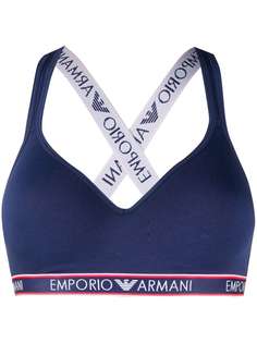 Emporio Armani бюстгальтер с эластичной вставкой