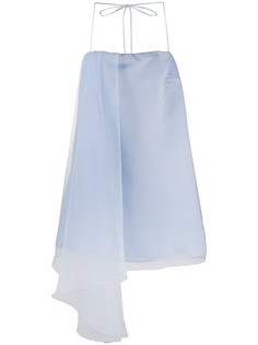 Pinko платье мини с драпировкой